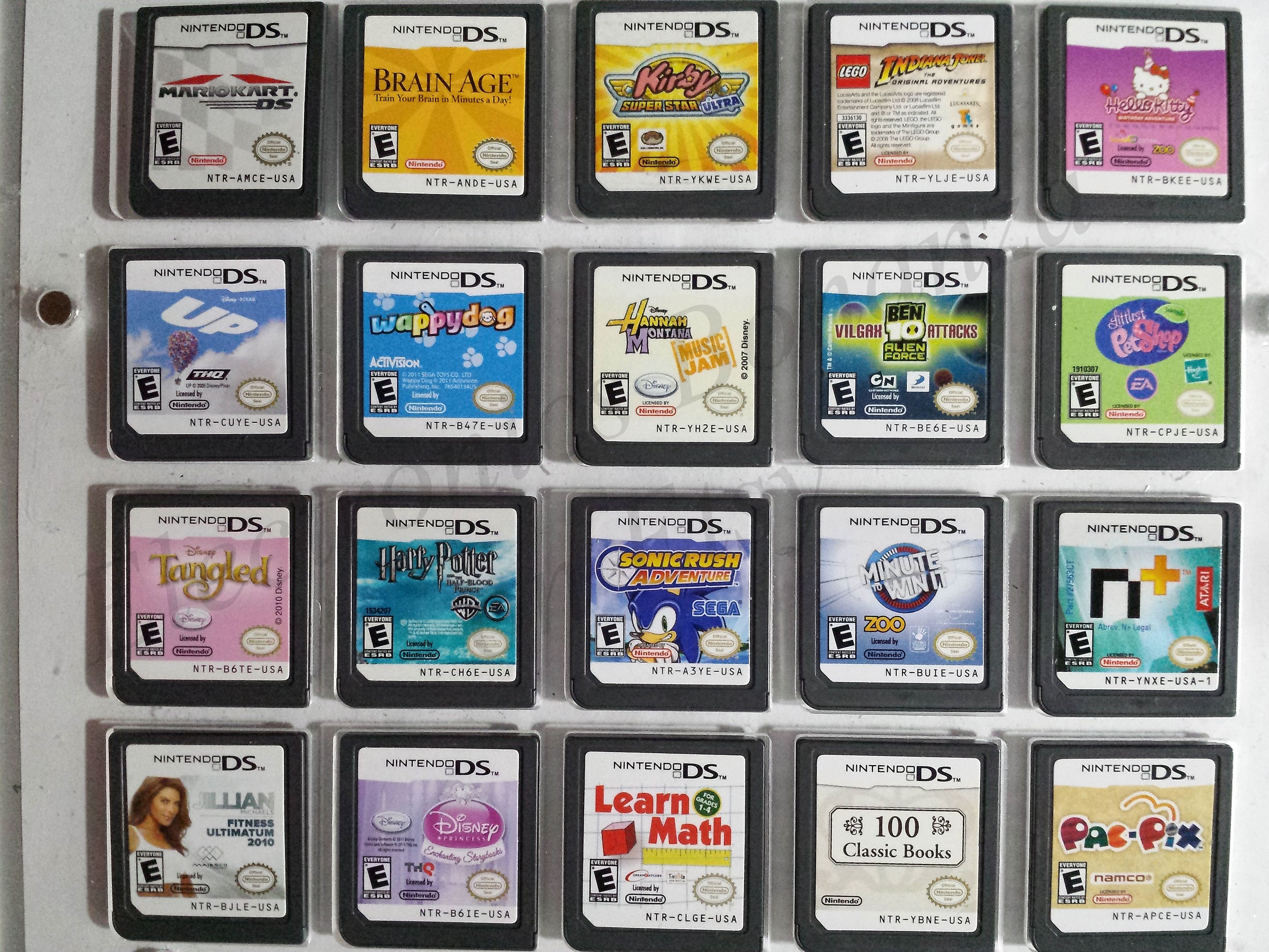 Authentic Nintendo DS Games for DS / Dslite / Dsi / 3DS XL and 2DS