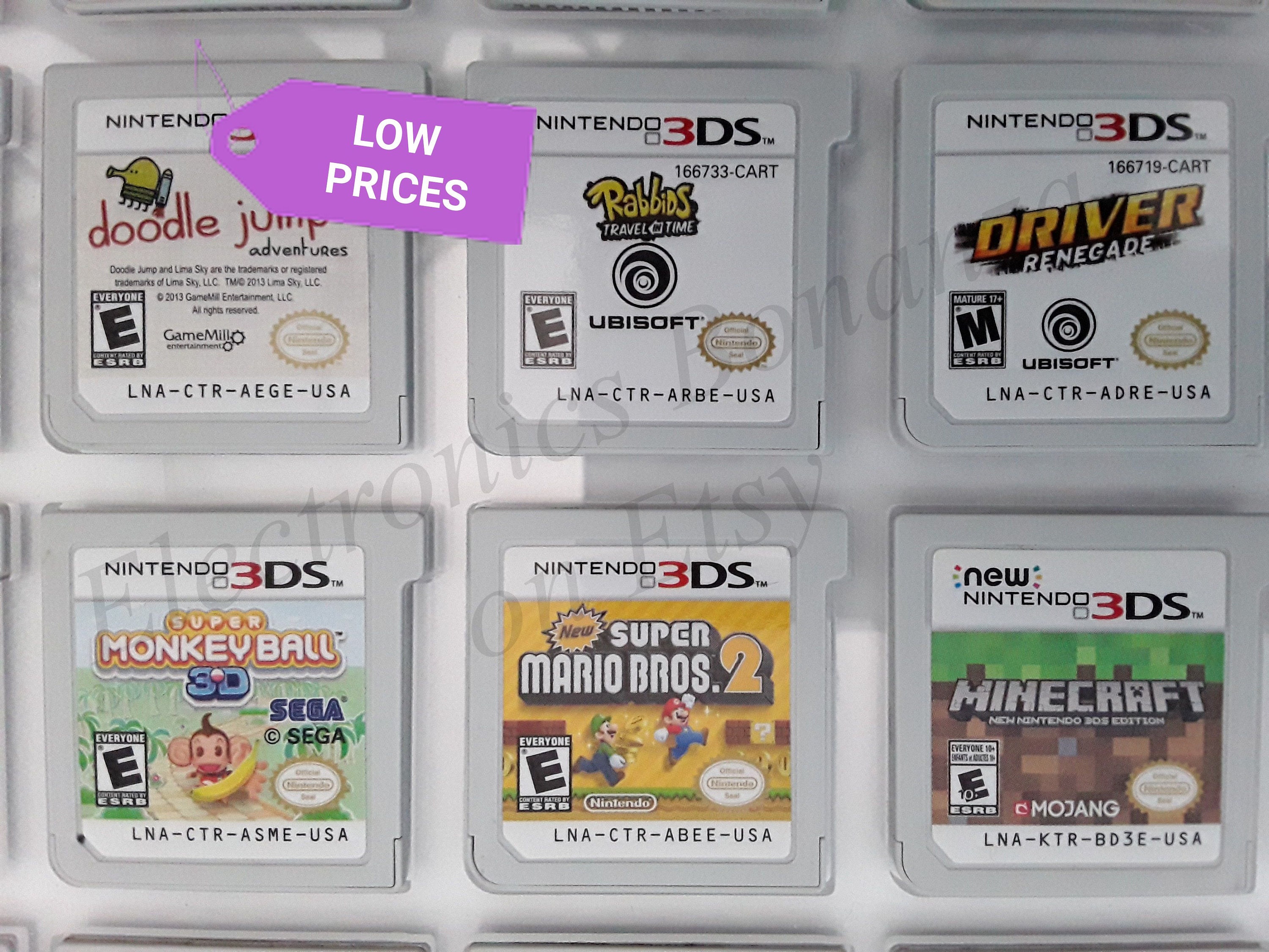 Authentic Nintendo 3DS Games - Etsy