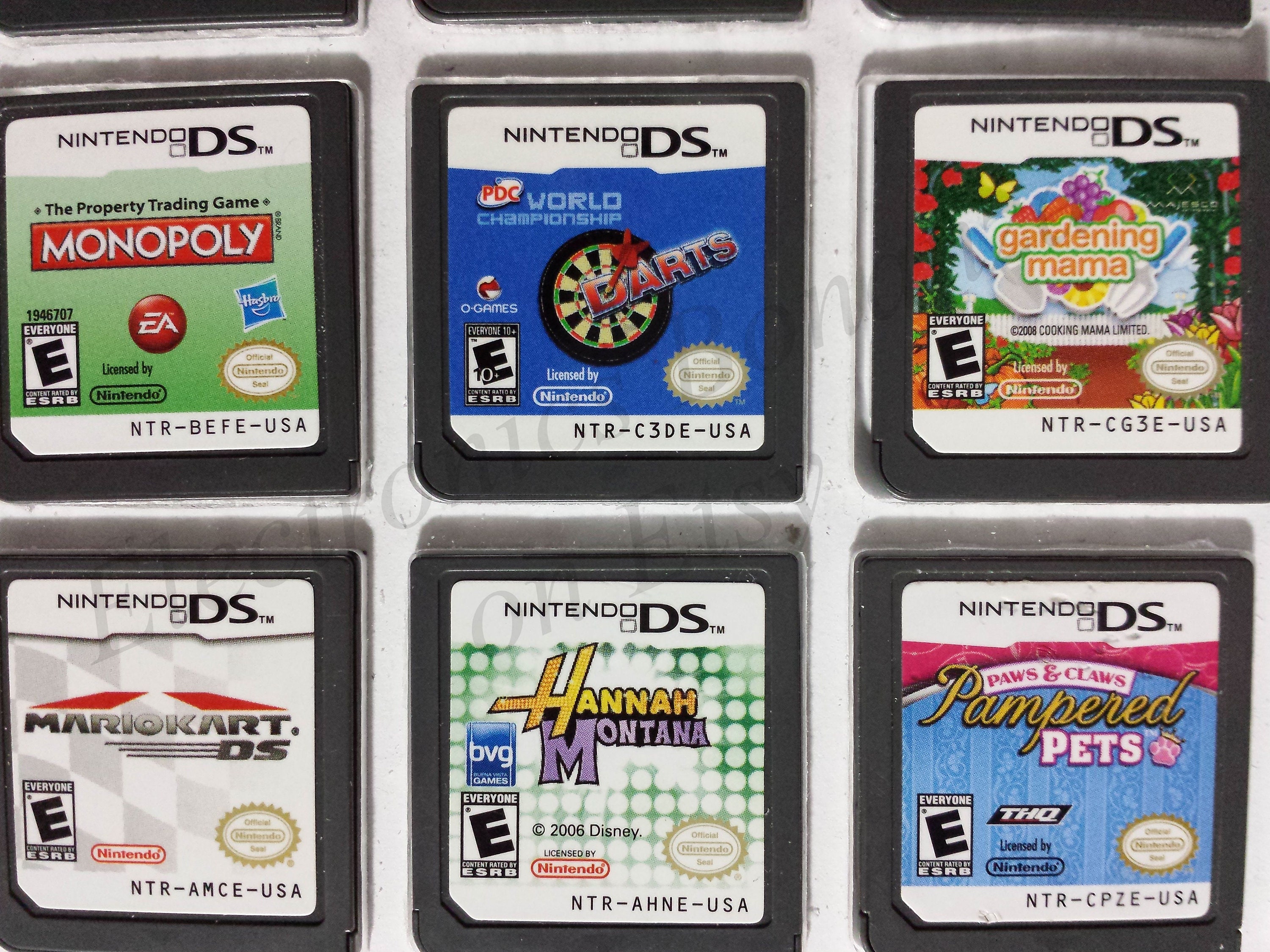 Authentic Nintendo DS Games for DS / DSLite / DSi / 3DS XL and 2DS