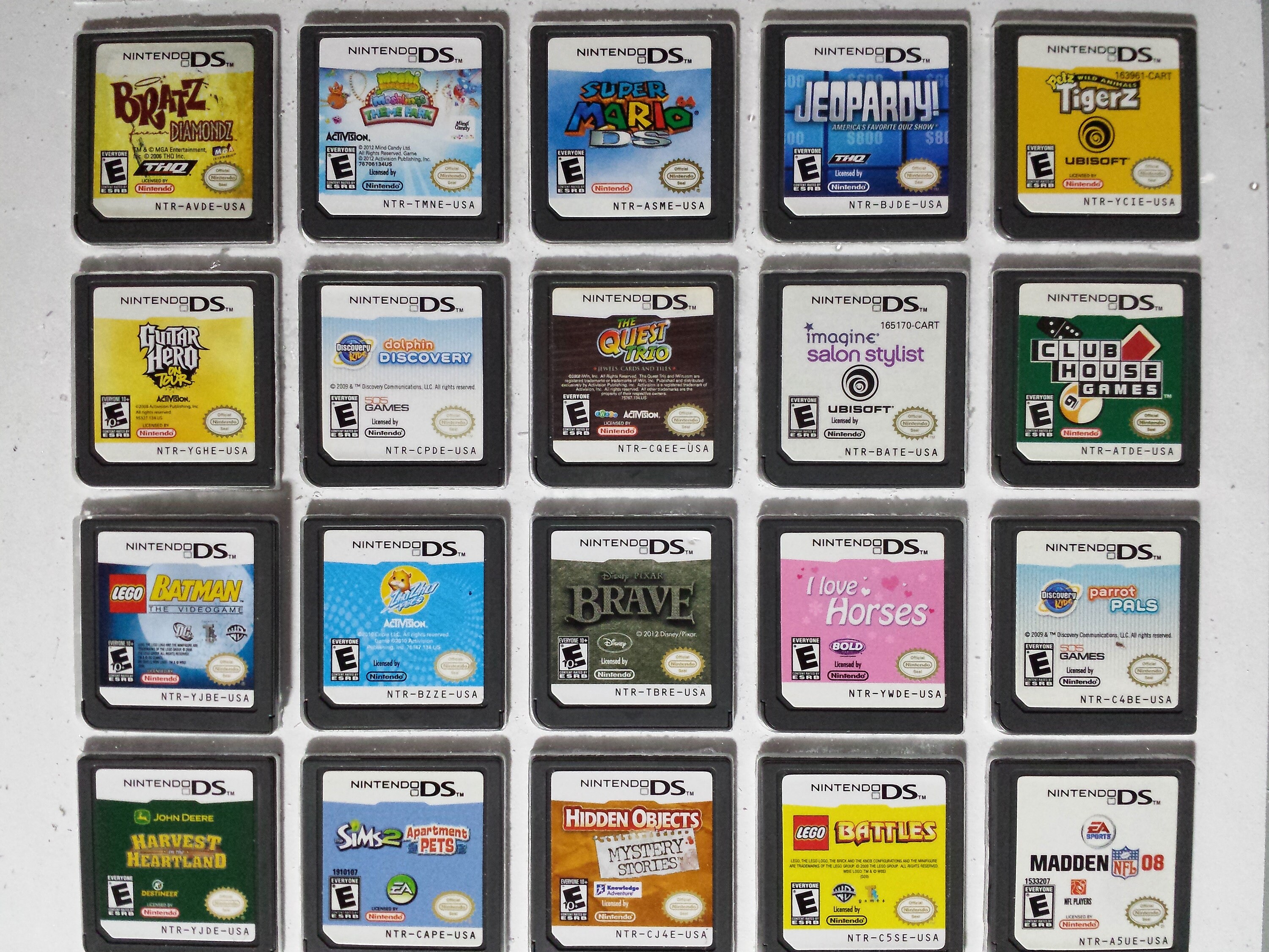 Authentic Nintendo DS Games for DS / Dslite / Dsi / 3DS XL and 2DS