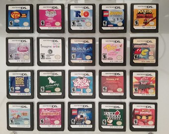 Authentic Nintendo DS Games for DS / DSLite / DSi / 3DS XL and 2DS