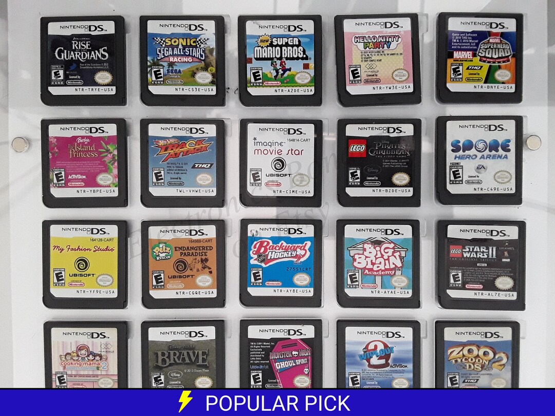 Authentic Nintendo DS Games for DS / Dslite / Dsi / 3DS XL and 2DS