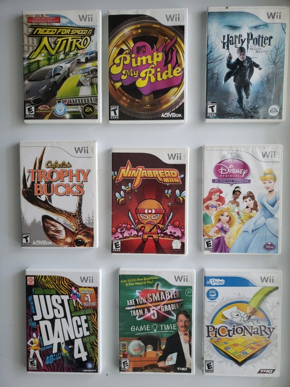 Authentic Nintendo Wii Games - Etsy