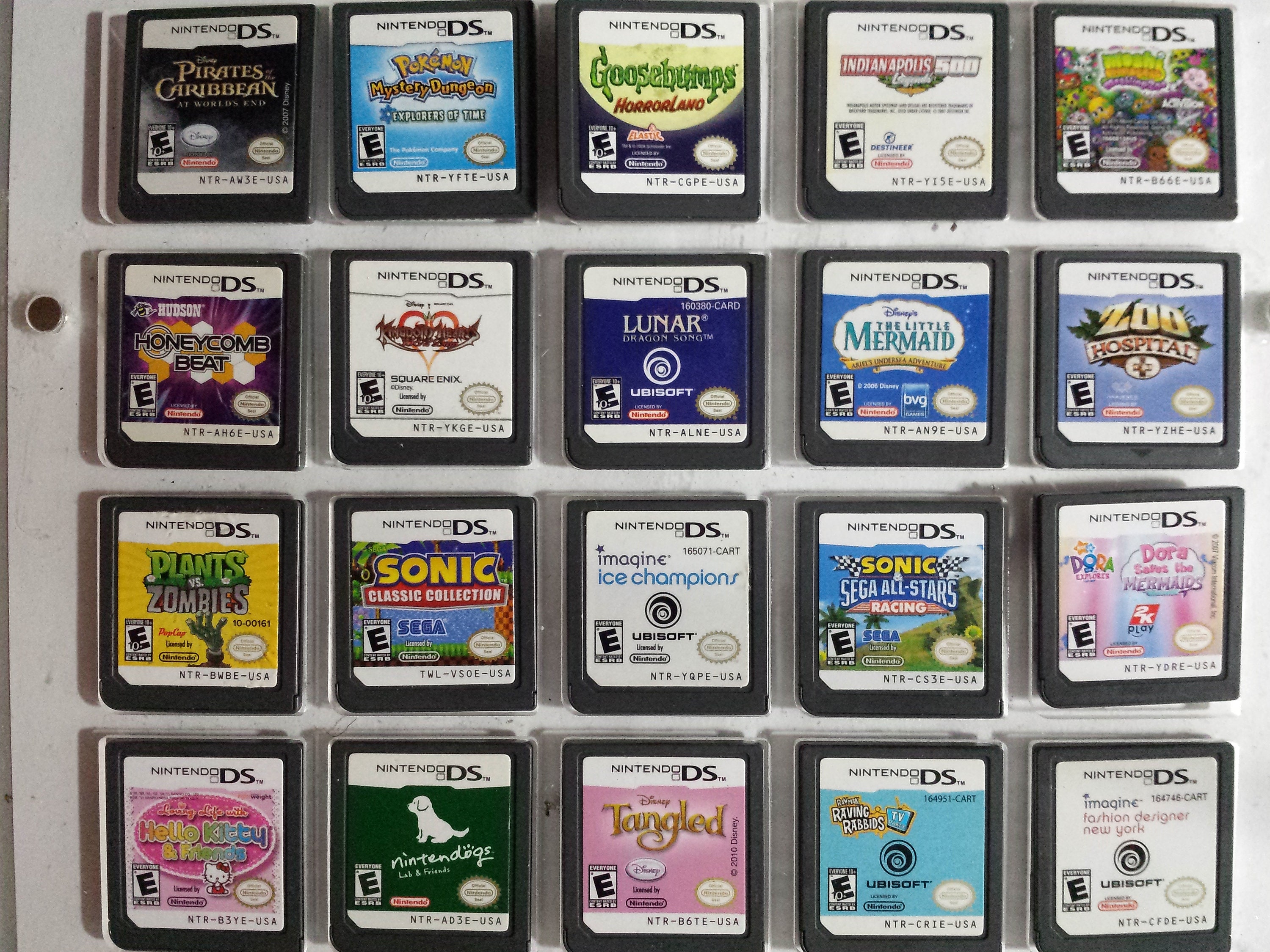 Authentic Nintendo DS Games for DS / Dslite / Dsi / 3DS XL and 2DS