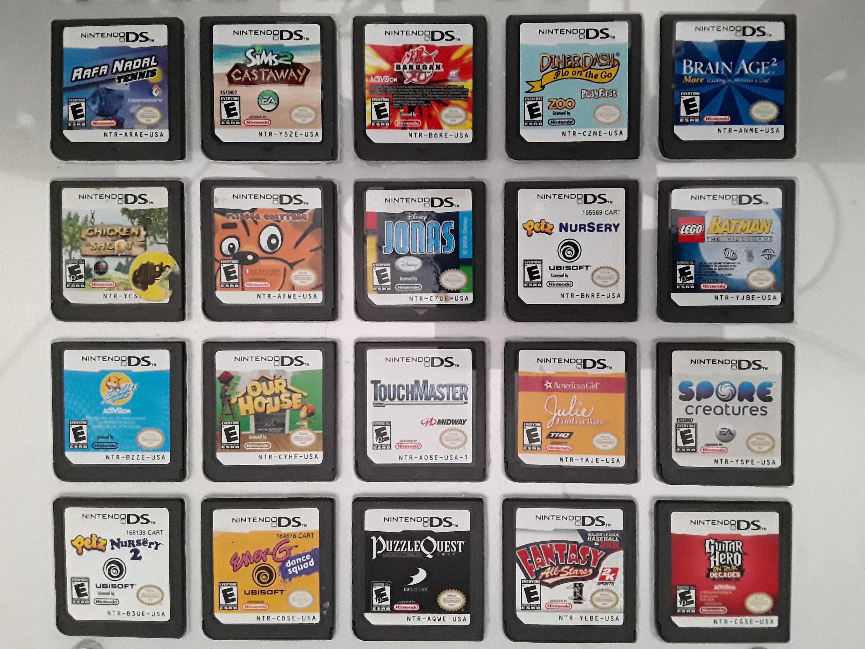 Authentique jeux Nintendo DS pour DS/DSLite/DSi/3DS XL et 2DS