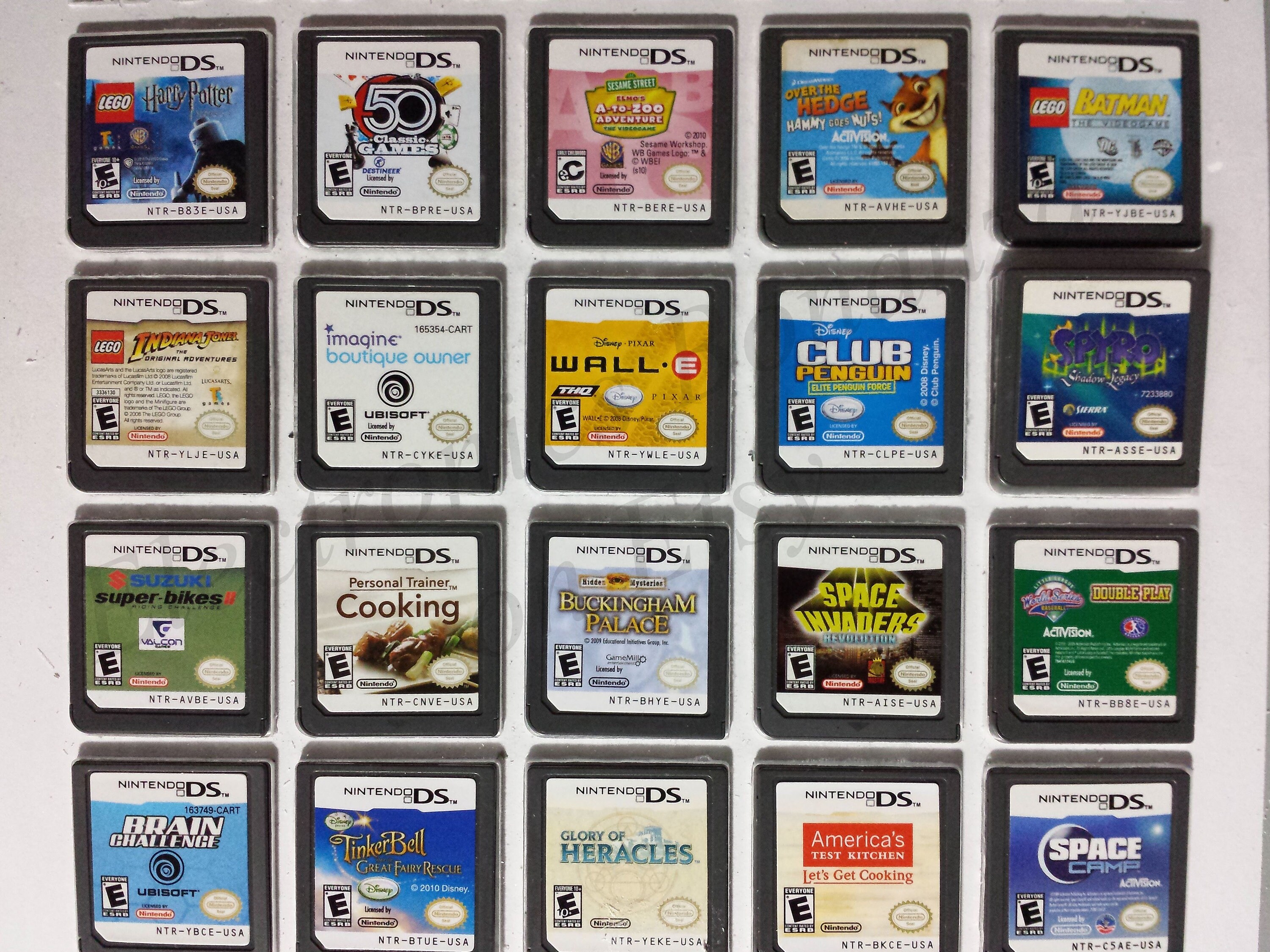 Authentic Nintendo DS Games for DS / Dslite / Dsi / 3DS XL and 2DS
