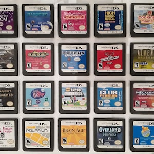 Authentic Nintendo DS Games for DS / DSLite / DSi / 3DS XL and 2DS