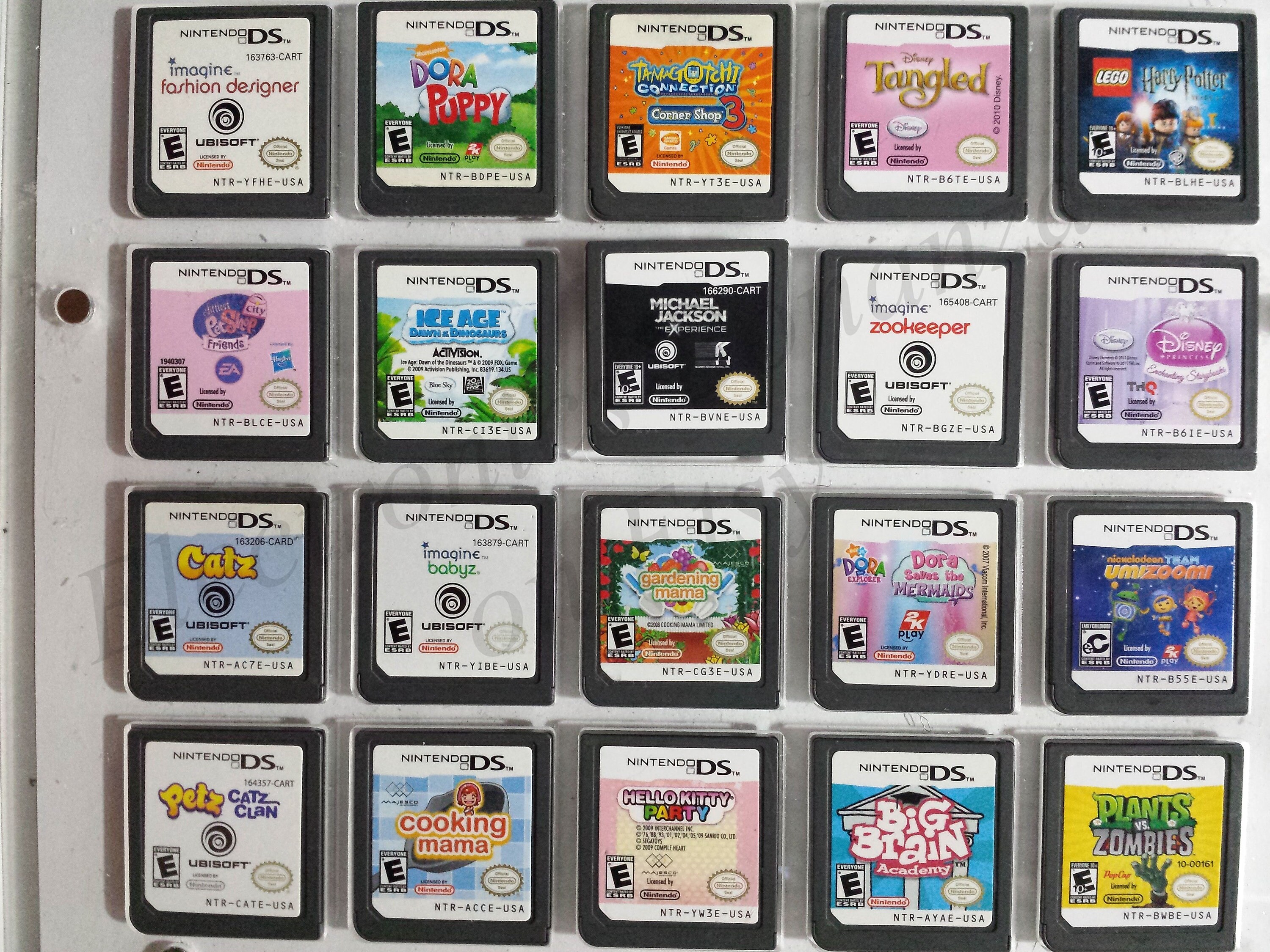 Authentic Nintendo DS Games for DS / Dslite / Dsi / 3DS XL and 2DS