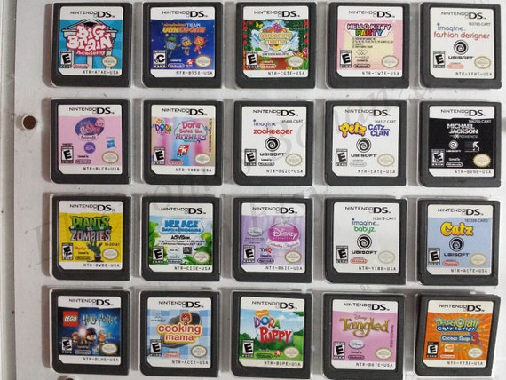 Authentic Nintendo DS Games for DS / Dslite / Dsi / 3DS XL and 2DS