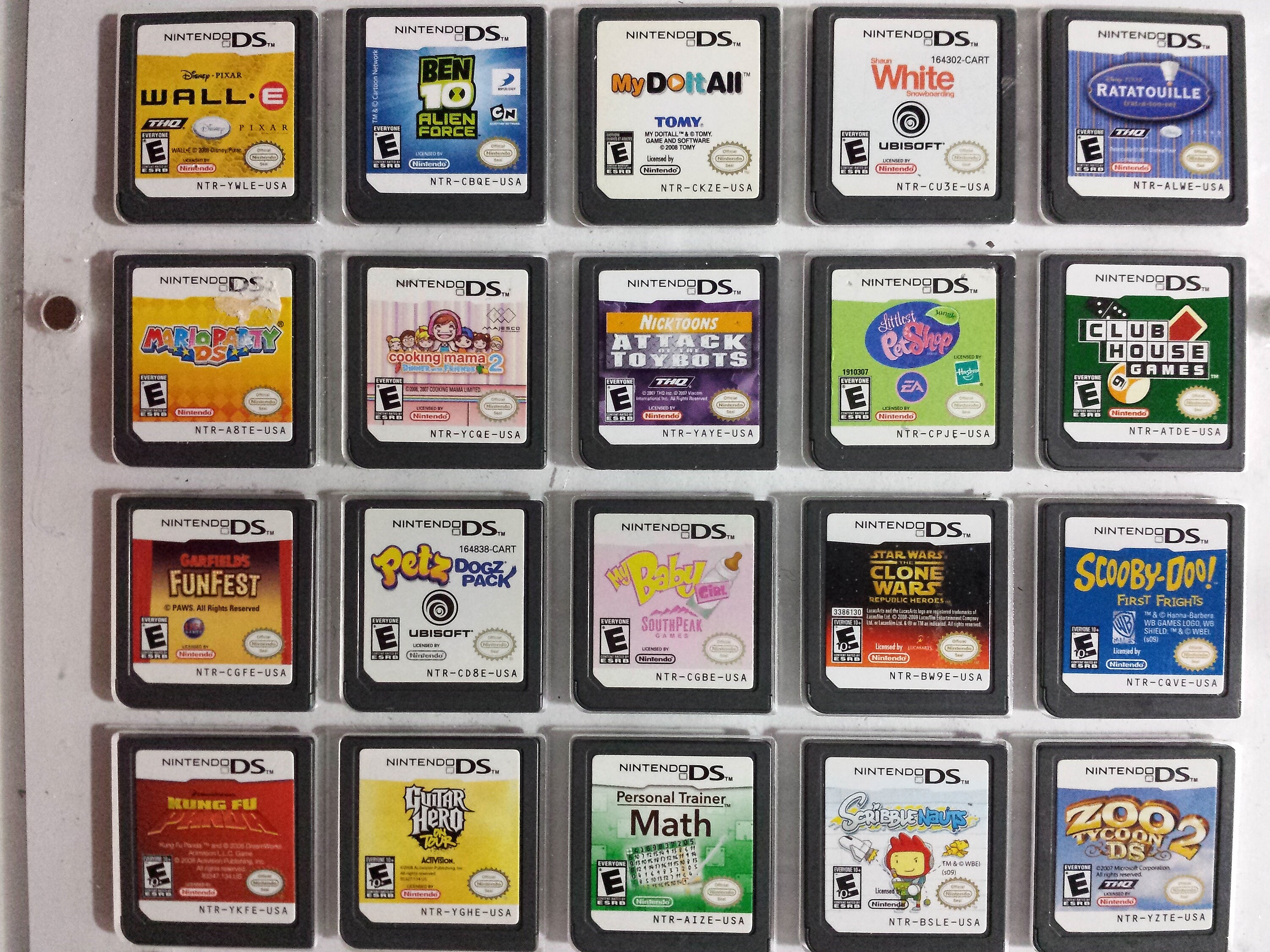 Authentic Nintendo DS Games for DS / DSLite / DSi / 3DS XL and 2DS