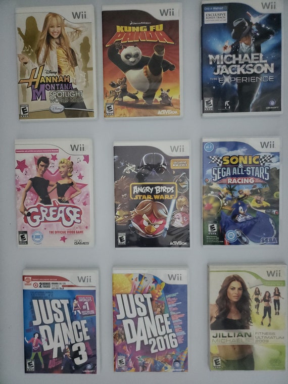 Authentic Nintendo Wii Games - Etsy