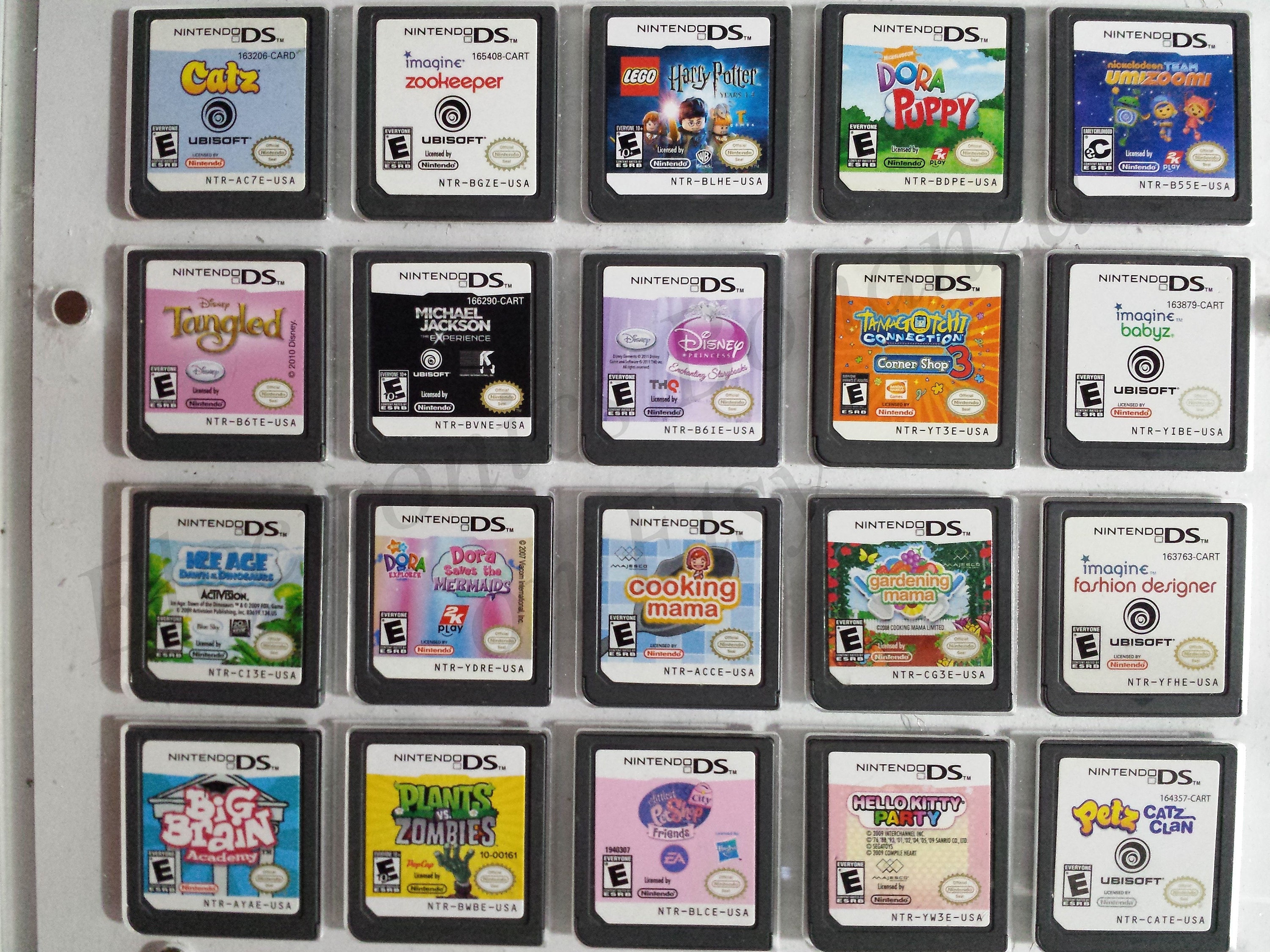Authentic Nintendo DS Games for DS / Dslite / Dsi / 3DS XL and 2DS