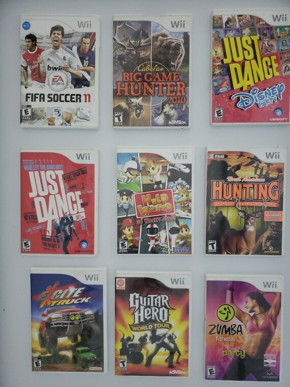 Authentic Nintendo Wii Games - Etsy