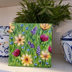 Flower art, mini painting