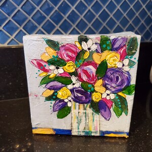 Colorful flower painting