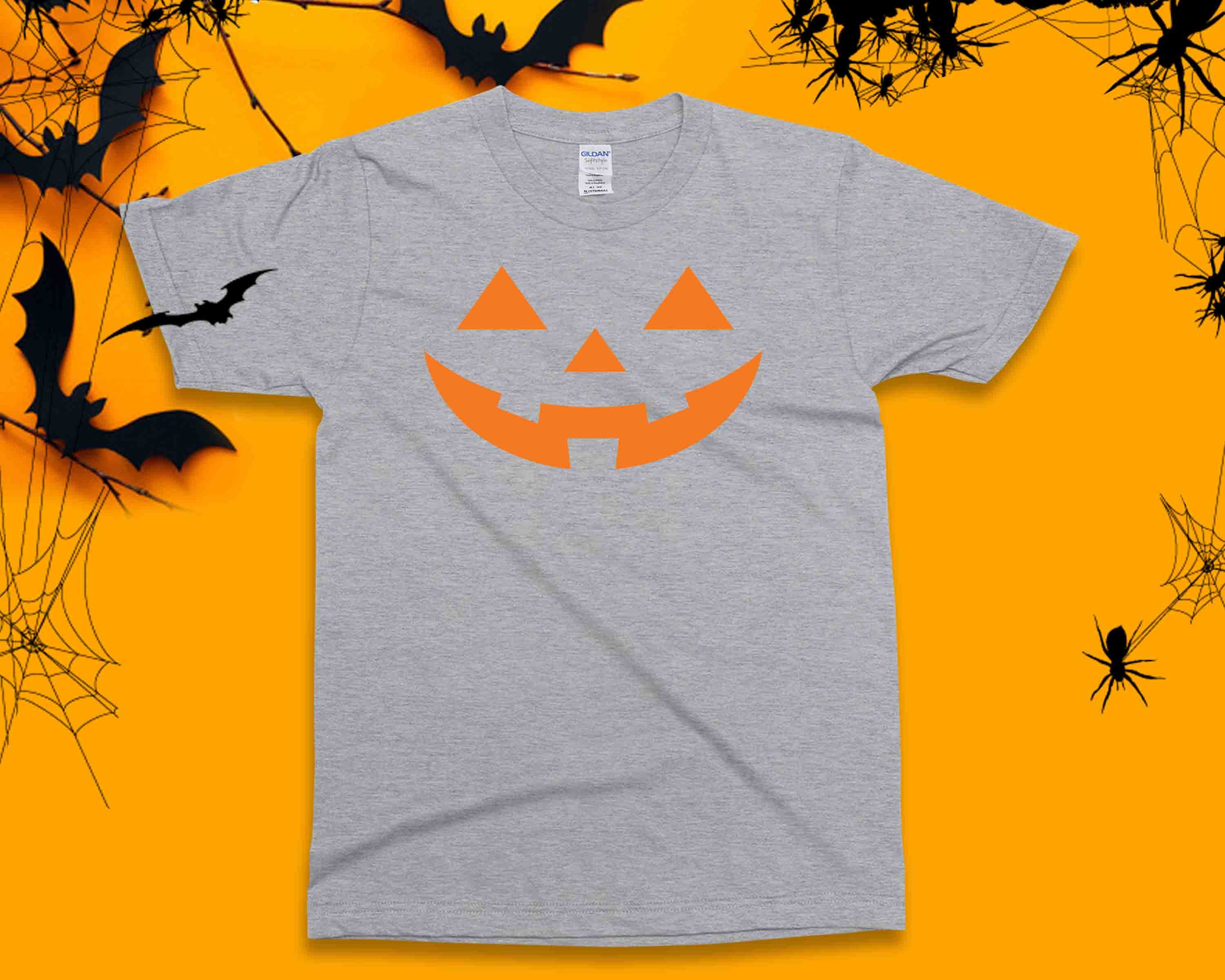 Discover Halloween PUMPKIN Face Shirt, Halloween Shirt for Men/Women,Pumpkin Lover Shirt,Scary Family Shirt,Halloween Party Tee,Halloween Gift France