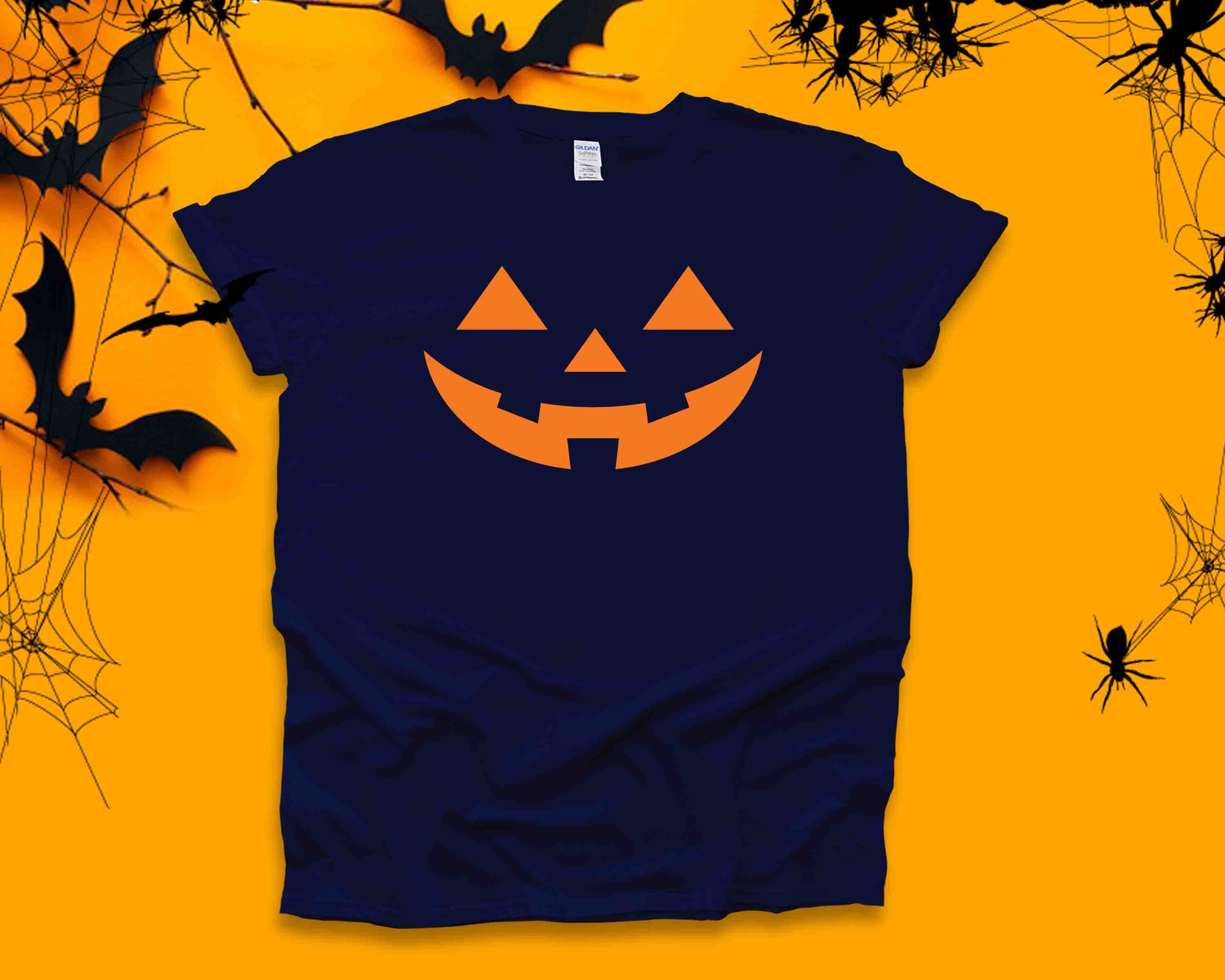 Discover Halloween PUMPKIN Face Shirt, Halloween Shirt for Men/Women,Pumpkin Lover Shirt,Scary Family Shirt,Halloween Party Tee,Halloween Gift France