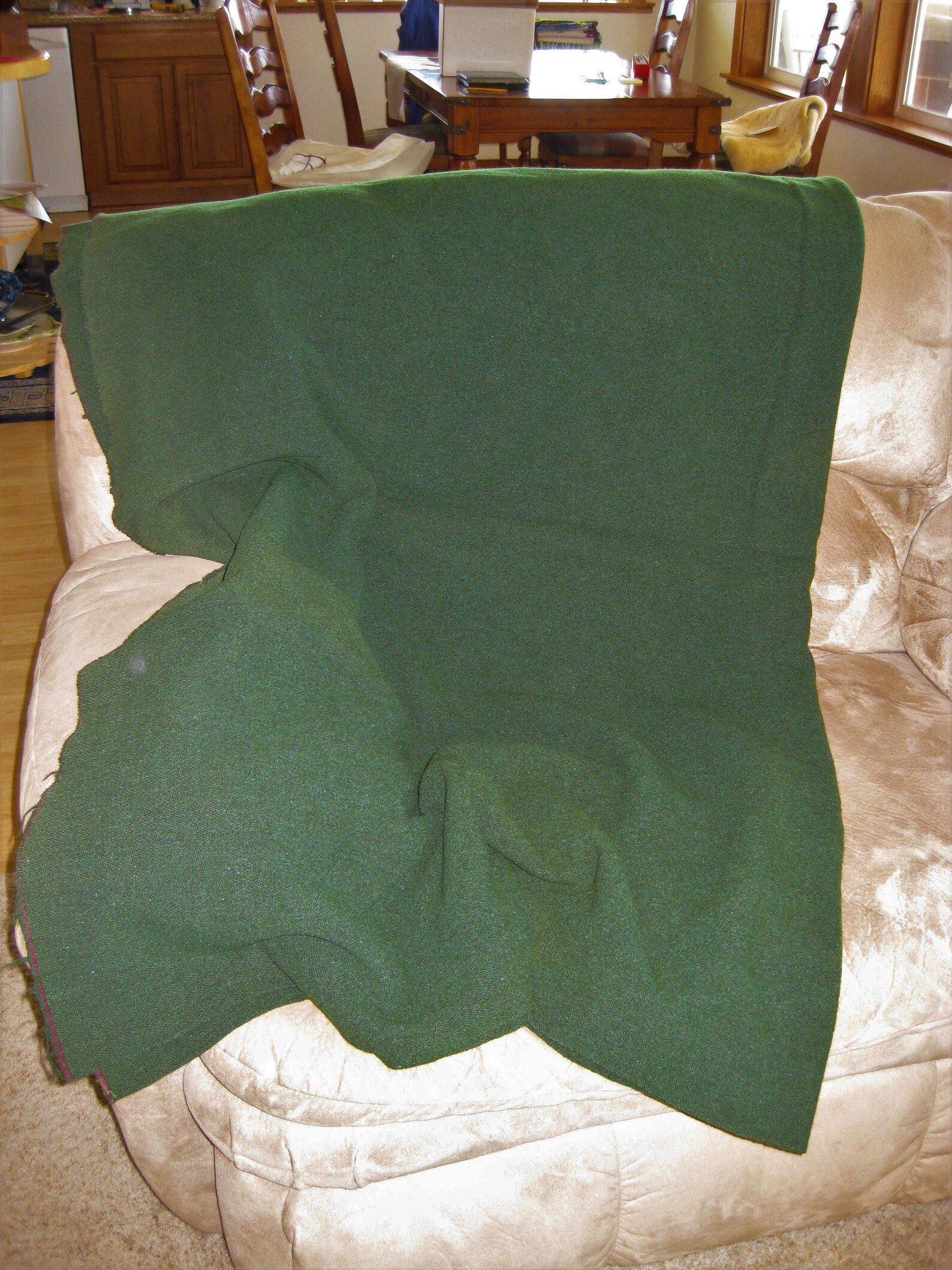 Vintage Baron Woolen Mills Blanket Fabric Heavy Wool Rustic Etsy