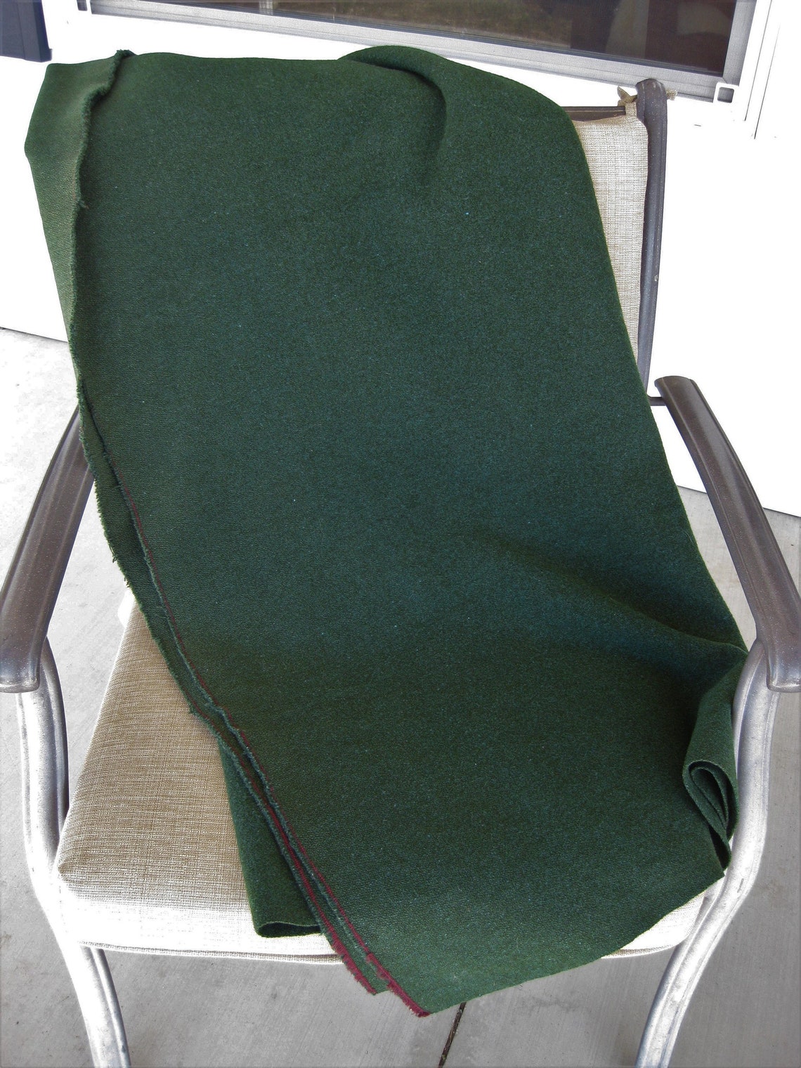 Vintage Baron Woolen Mills Blanket Fabric Heavy Wool Rustic Etsy