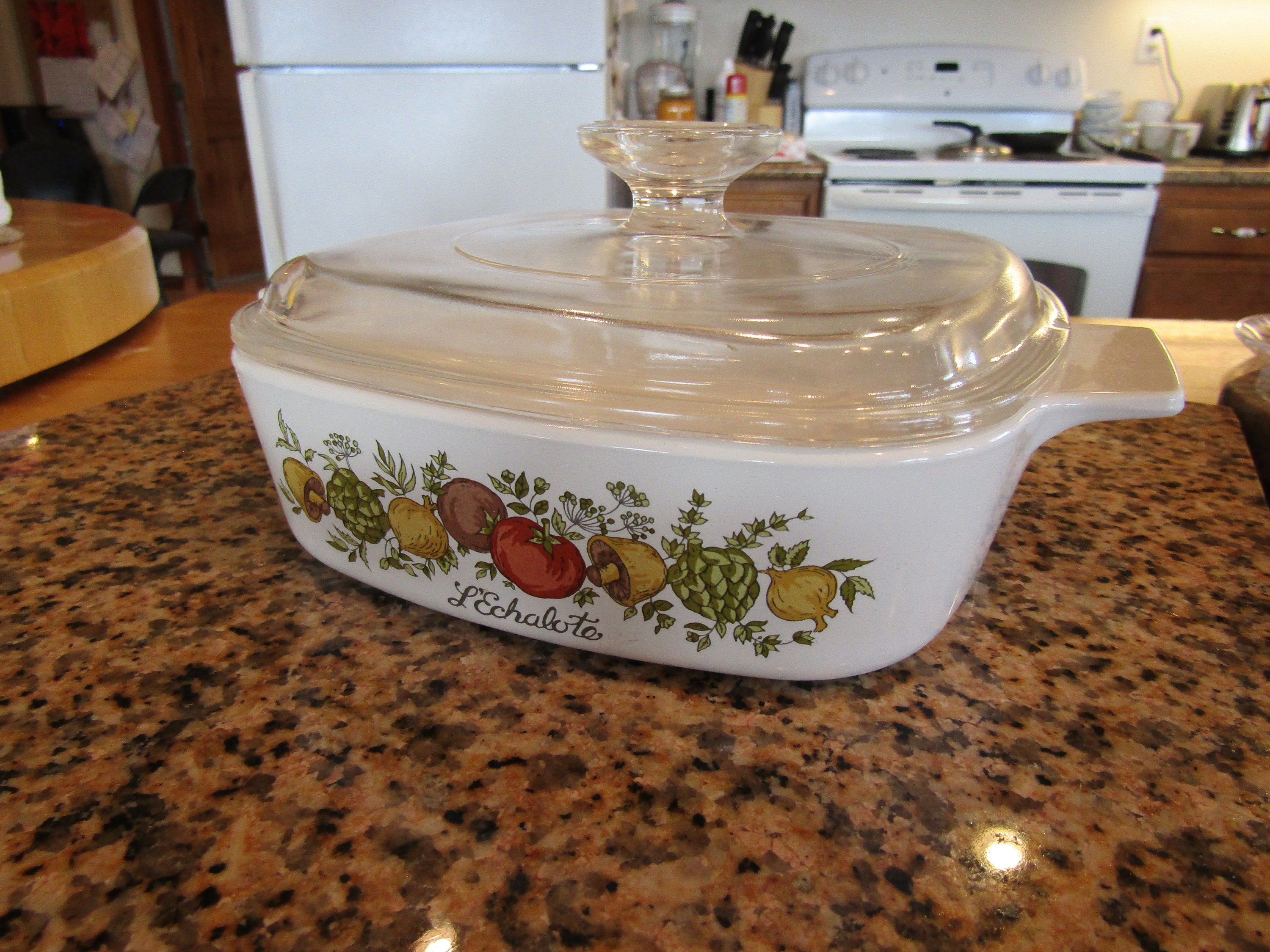 Vintage Spice of Life Corning Ware 1 Quart L'echalote Etsy
