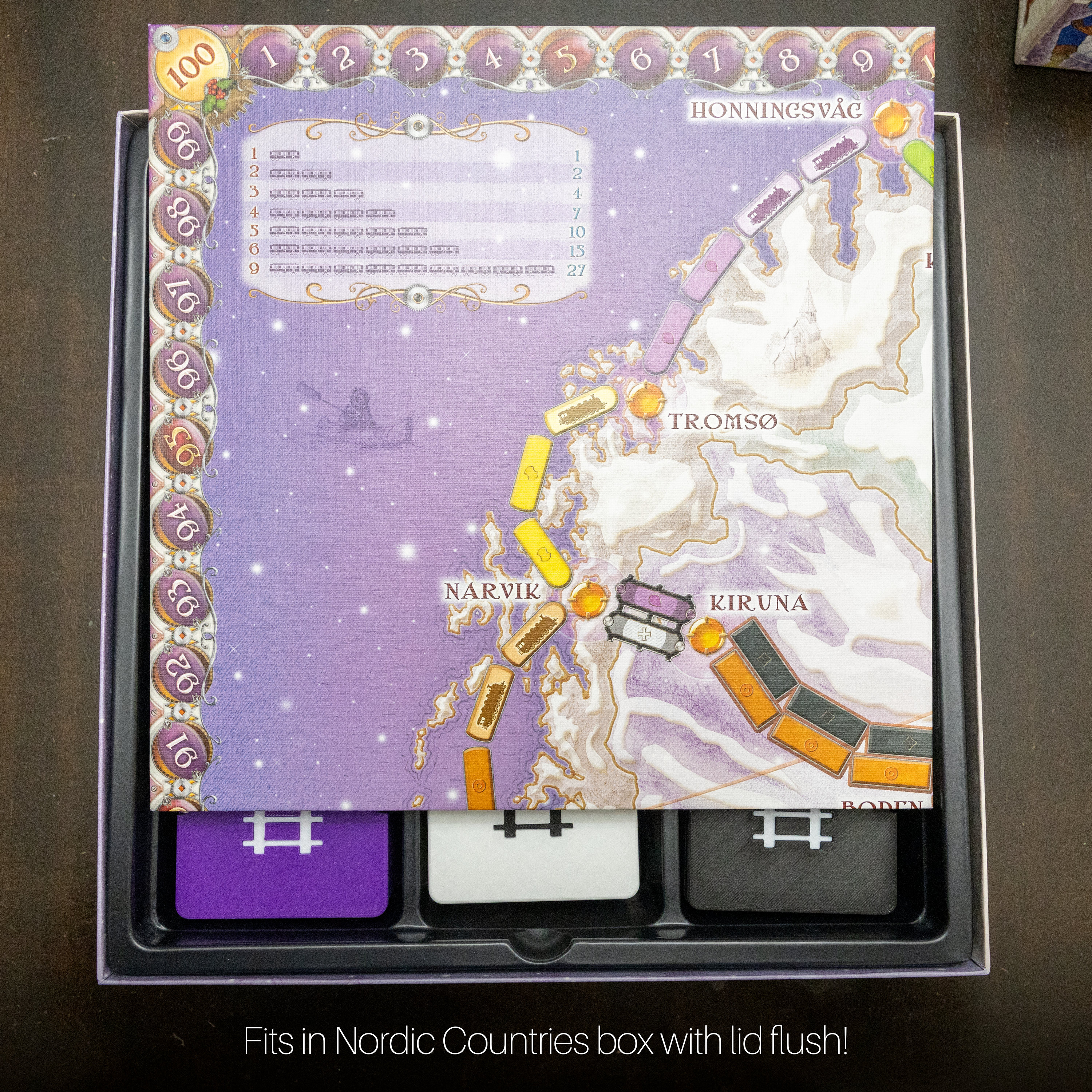 Route Card Rack IMPROVED Ticket to Ride Train and Route Card Organizer - Compatible ...
