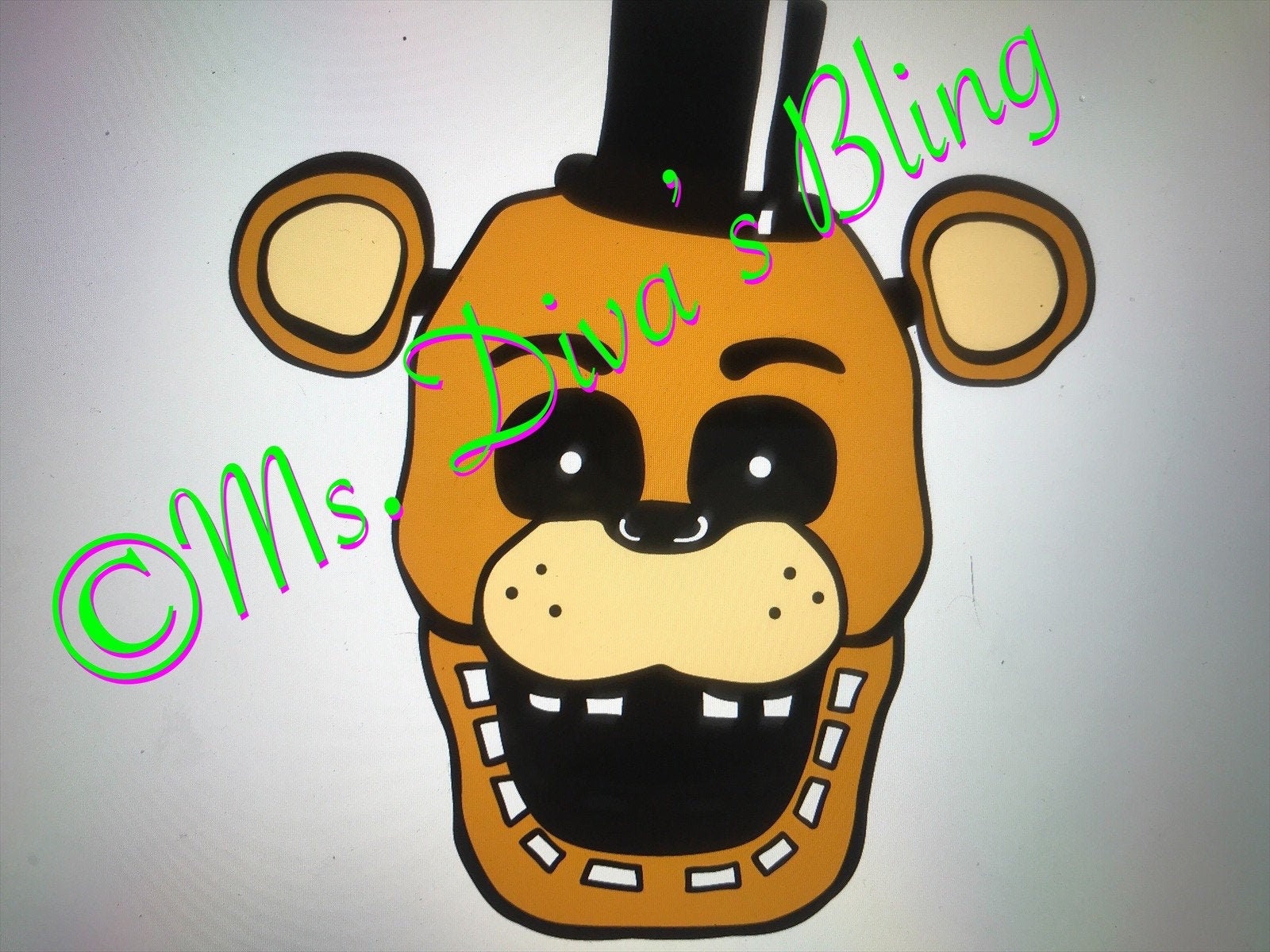 Freddy Fazbear Fnaf SVG / DXF / PNG File Cutting File for -  Denmark