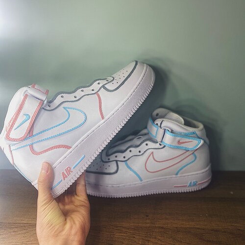 custom mid air force ones