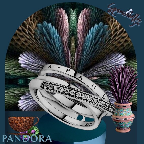 Pandora Ringpandora Crossover Pavé Triple Band RINGStyle 7 199057c01