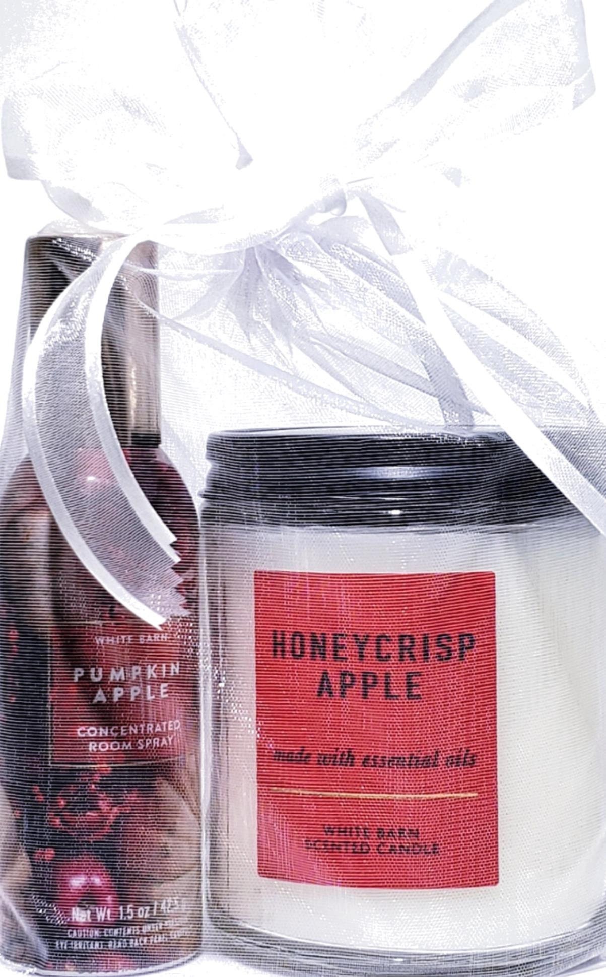 Bath & Body Works Honeycrisp Apple Candle, Pumpkin Apple Room Perfume