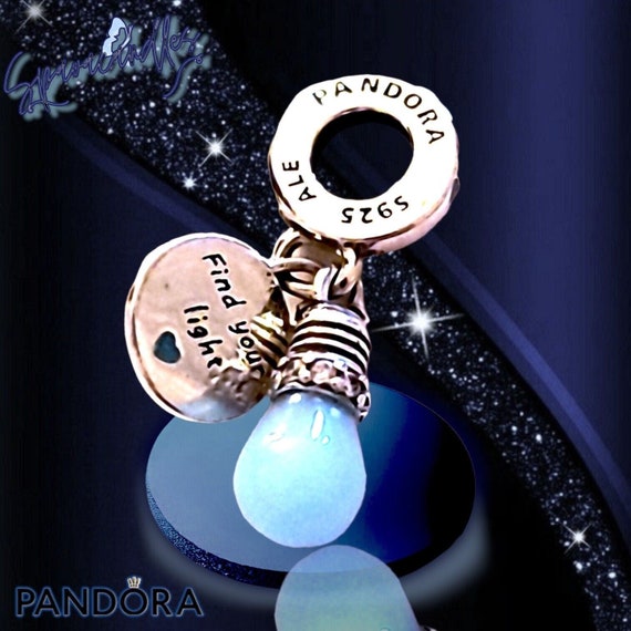 New Pandora Glow in the dark Blue light bulb Us Seller free shippingi