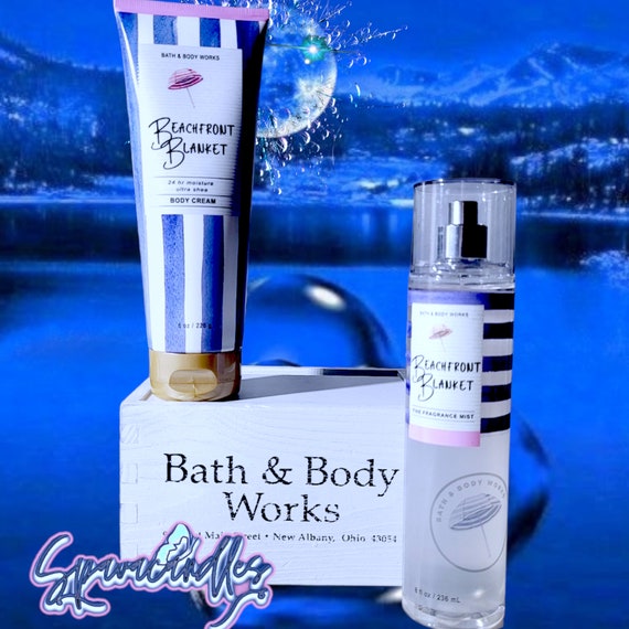 Bath & Body Works Beachside blanket Ultra Body cream Mist Gift Set of 2