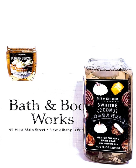 Bath & Body Works Coconut Caramel Foaming Hand Soap Pumpkin Cupcake Hand Care