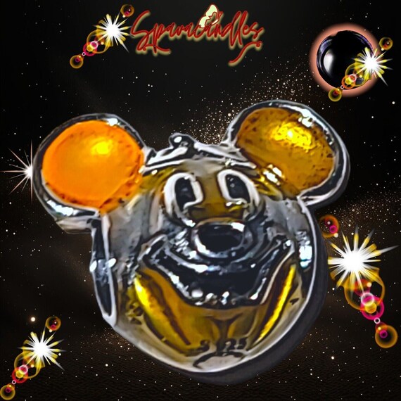 Pandora Mickey Mouse Pumpkin Boo Charm 799599c01 Us Seller