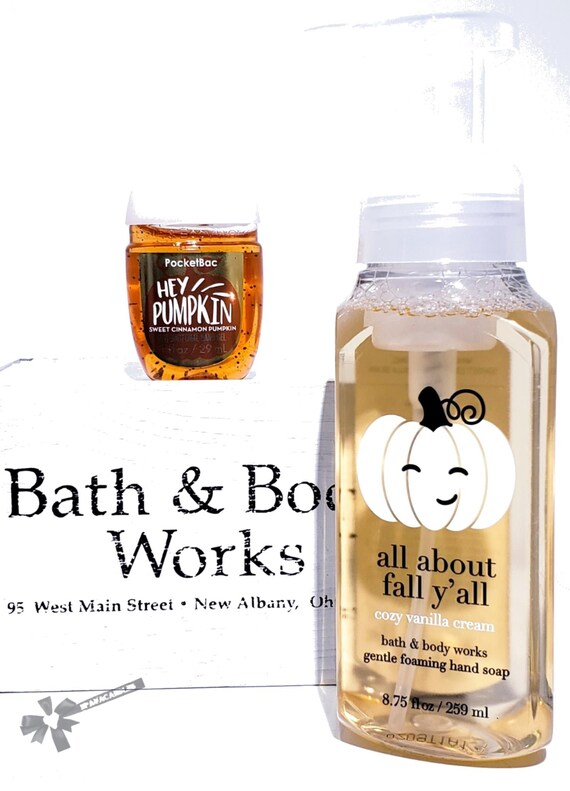 Bath & Body Works All about Fall Yall Foaming Hand Soap Hey Pumpkin PocketBac