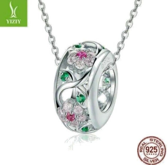 Authentic 925 Sterling Silver Spring Flowers Us Seller Fast Free Ship