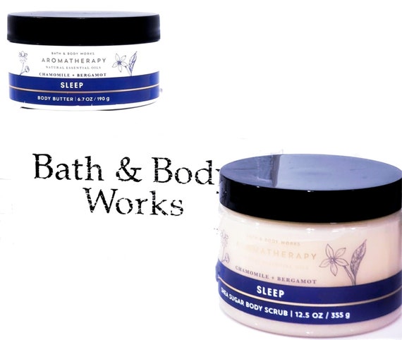 Bath & Body Works Aromatherapy - Chamomile Bergamot Body Butter Sugar Scrub