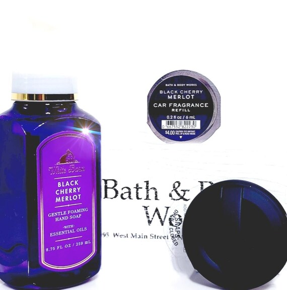 Bath & Body Works Black Cherry Merlot Hand Soap Scentportable Visor Clip Refill