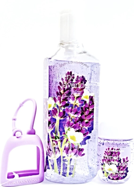 Bath and Body Works French Lavender Deep Cleansing Hand Soap, PocketBac & Holder