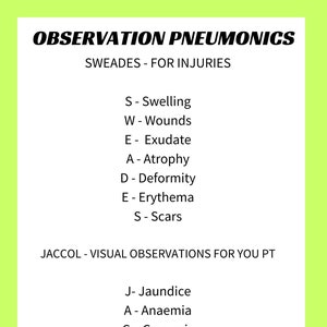 Student Paramedic Notes: SWEADES and JACCOL pdf download