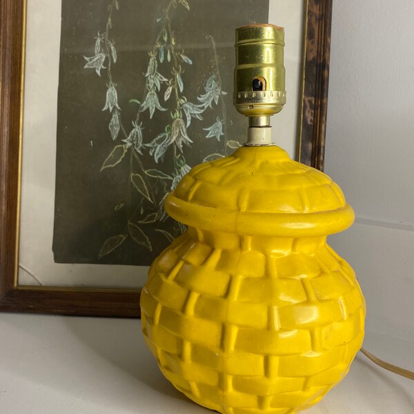 Yellow Nursery Lamp Etsy