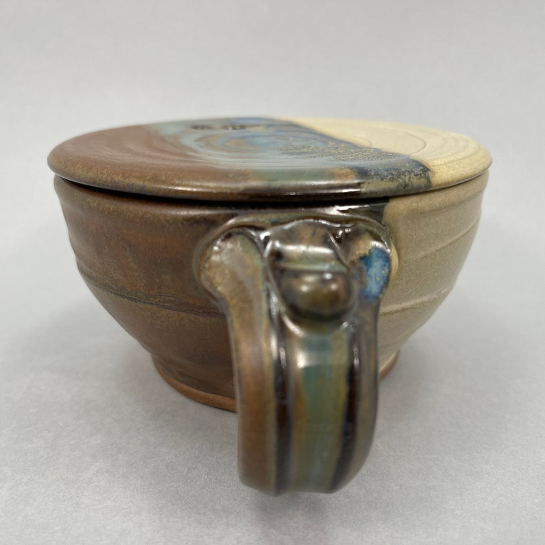 Pottery Egg Cooker Microwave Cooker in Moon Pie Satin Matte Etsy