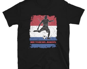 Camiseta con el Orgullo de los Países Bajos: Camiseta para aficionados al fútbol para el día del partido