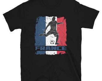 France Fussball Pride Graphic Tee – Fußballfan-Shirt für den Spieltag