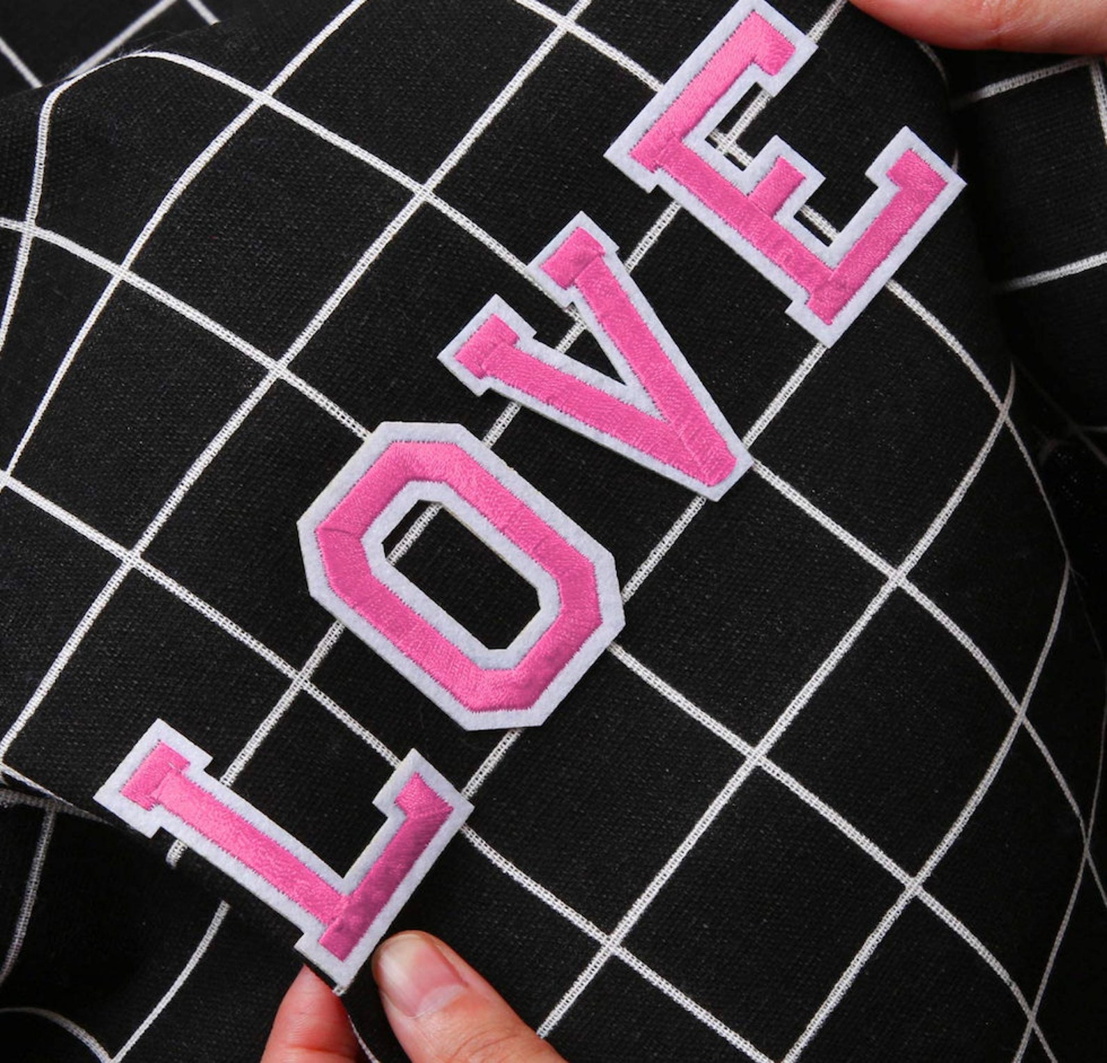 52 Pieces Iron On Letter Patches Letter Iron On Patches Sew On Etsy