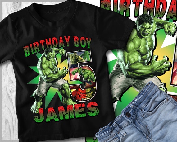 HULK Birthday Shirt Hulk Birthday T 