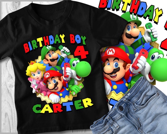 Camisetas Personalizadas Playeras De Mario Camisetas