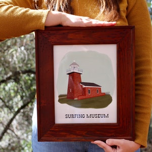 Santa Cruz Surfing Museum Print