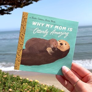 Cartão de Dia das Mães da Pequena Lontra Golden State