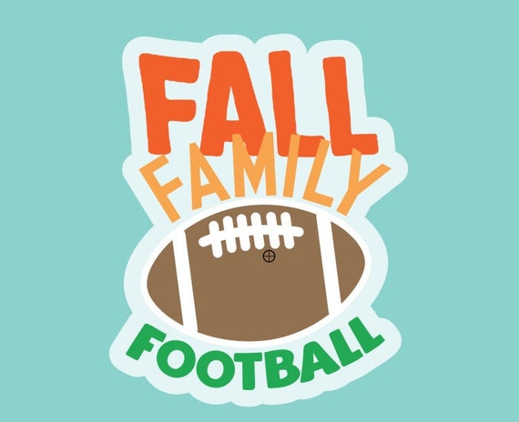 Fall Family Football SVG for Cricut or Silhouette File Only No - Etsy