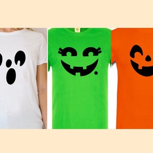 SVG for Cricut or Silhouette, Halloween Bucket Faces, Witch Boo Ghost Pumpkin, File Only, Easy Costume, No Physical Product Shipped